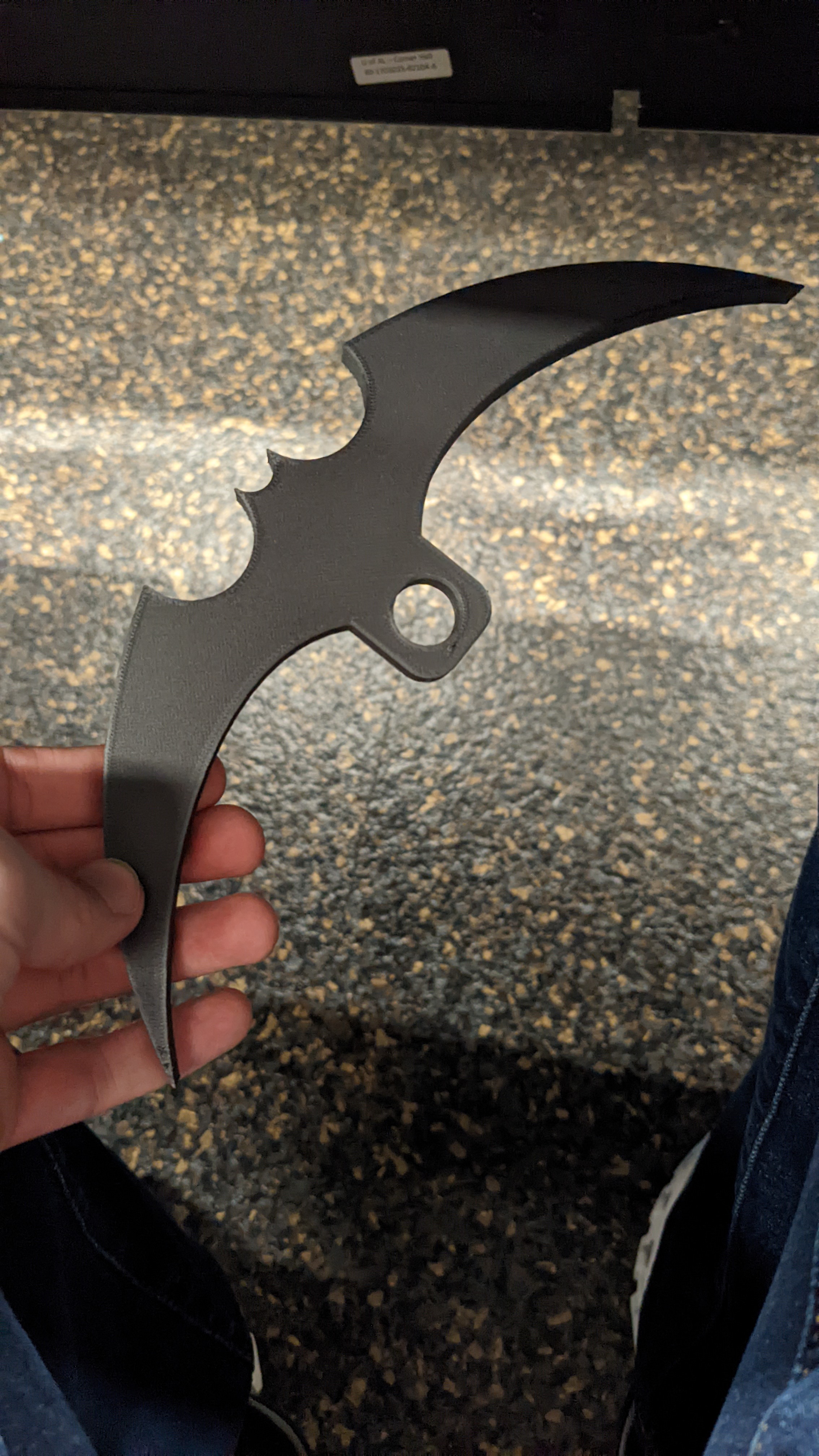 Grappling hook fresh off the printer